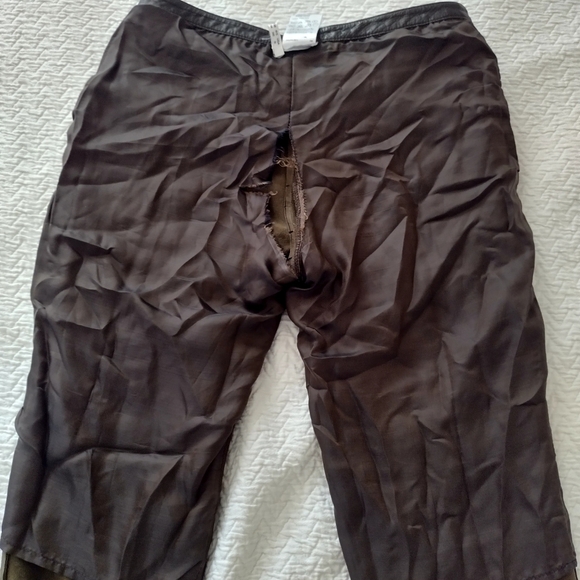 GENNY butterysoft Italian Leather Straight Leg Pants Runway '93 Sz 8 - Picture 14 of 14